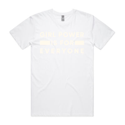 Girl Power is for Everyone Cream Unisex Tee Thumbnail